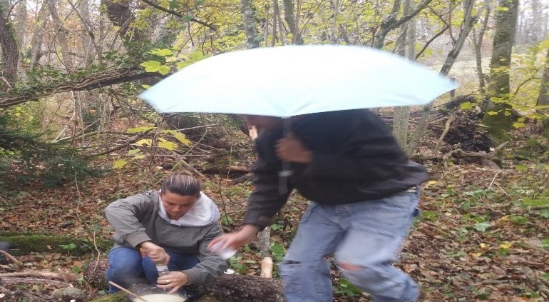 fondue parapluie